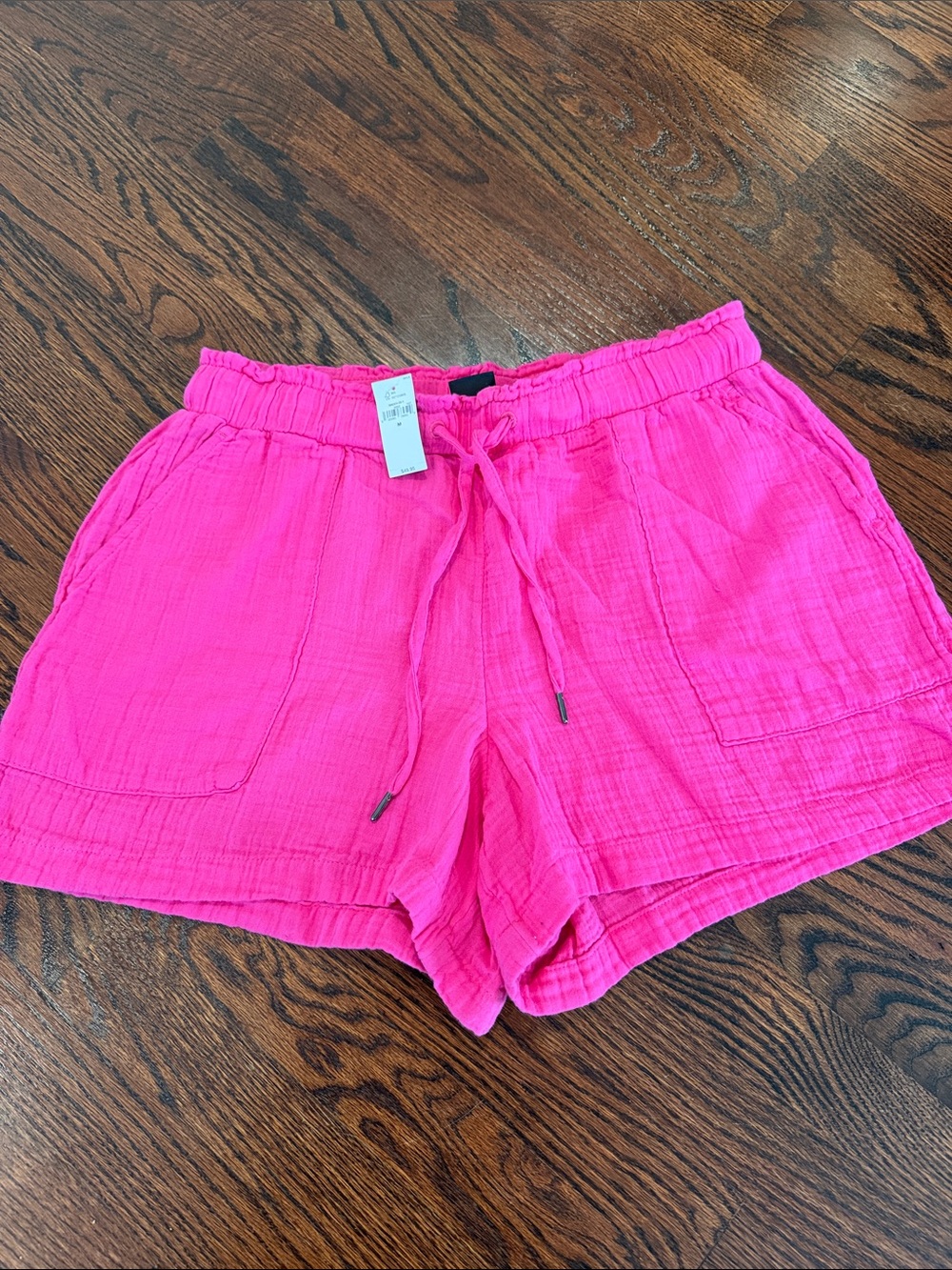 GAP Hot Pink Women's Drawstring Gauze  Casual Shorts